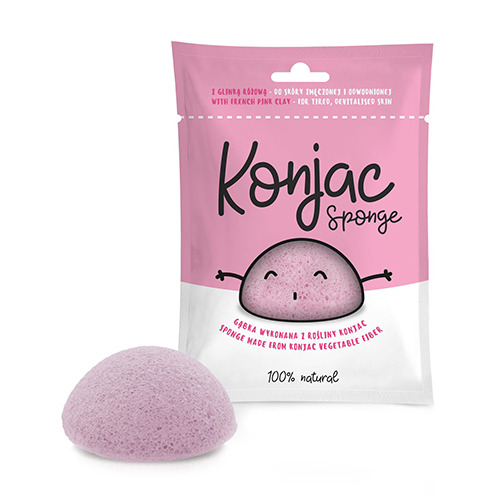 Esponja de konjac - rosa